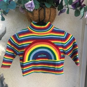 UNIF OTR (Over the Rainbow) Knitted Crop Top